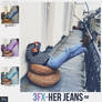 HER JEANS psd