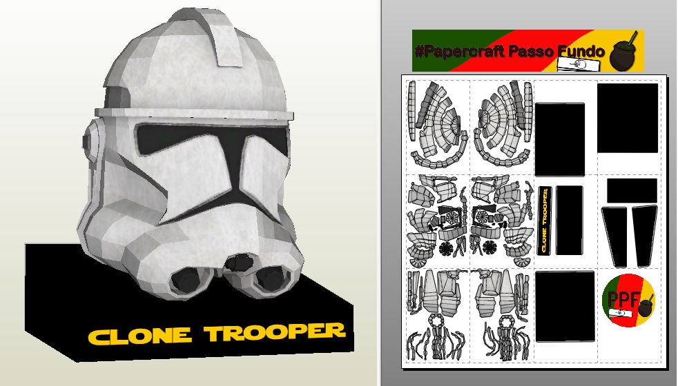 Helmet Clone trooper Phase I by tiagofaller2 on DeviantArt