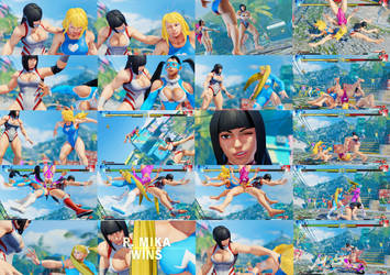 Nadeshiko Long hair, cleavage, no boots