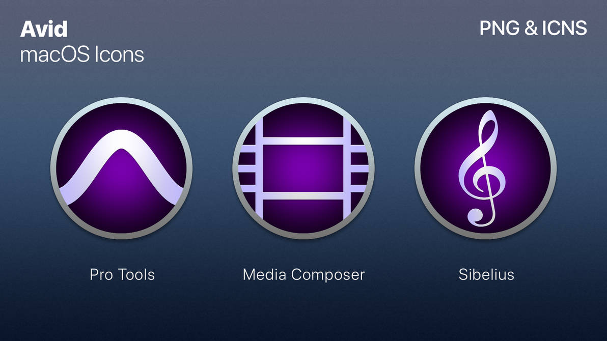 Avid - macOS Styled Icons by zachlucier on DeviantArt