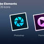 Adobe Elements - macOS Styled Icons