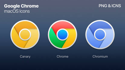 Google Chrome - macOS Styled Icons