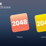 2048 - macOS Styled Icons