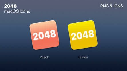 2048 - macOS Styled Icons by zachlucier