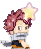 Natsu free pixel icon/avatar by jackroono