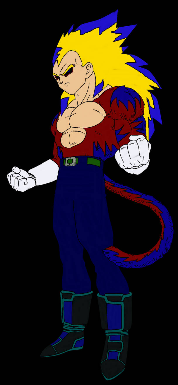 SSJ4 Fused With SSGSS Vegeta by WOLFBLADE111 on DeviantArt