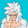 Goku Super Saiyan God Super Saiyan 4 (White.)