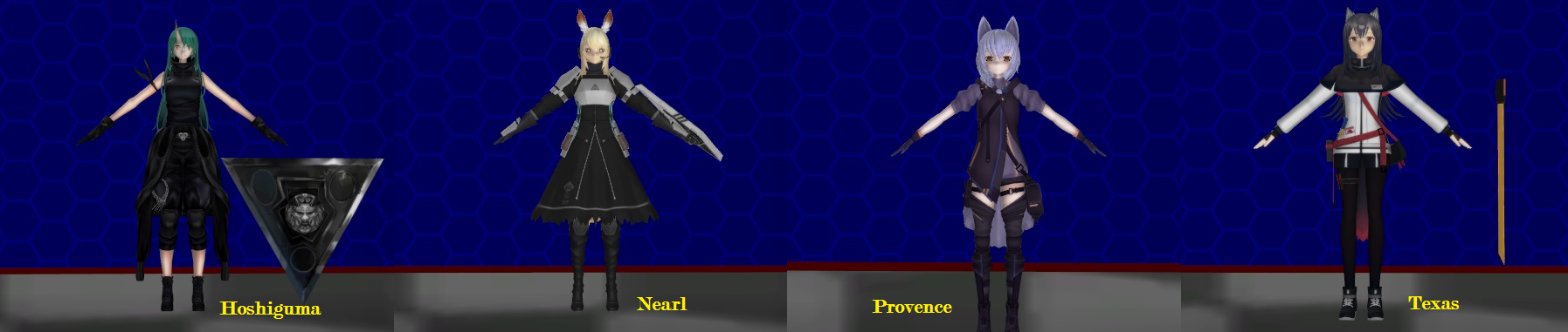 Model DL Arknights Pack 2 by WOLFBLADE111 on DeviantArt