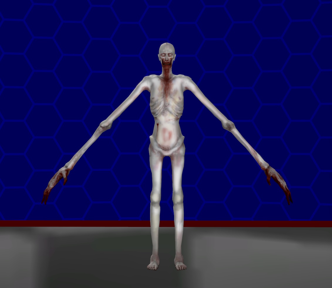 SCP-096 Model Turnaround [BLENDER] by TheImperfectAnimator on DeviantArt