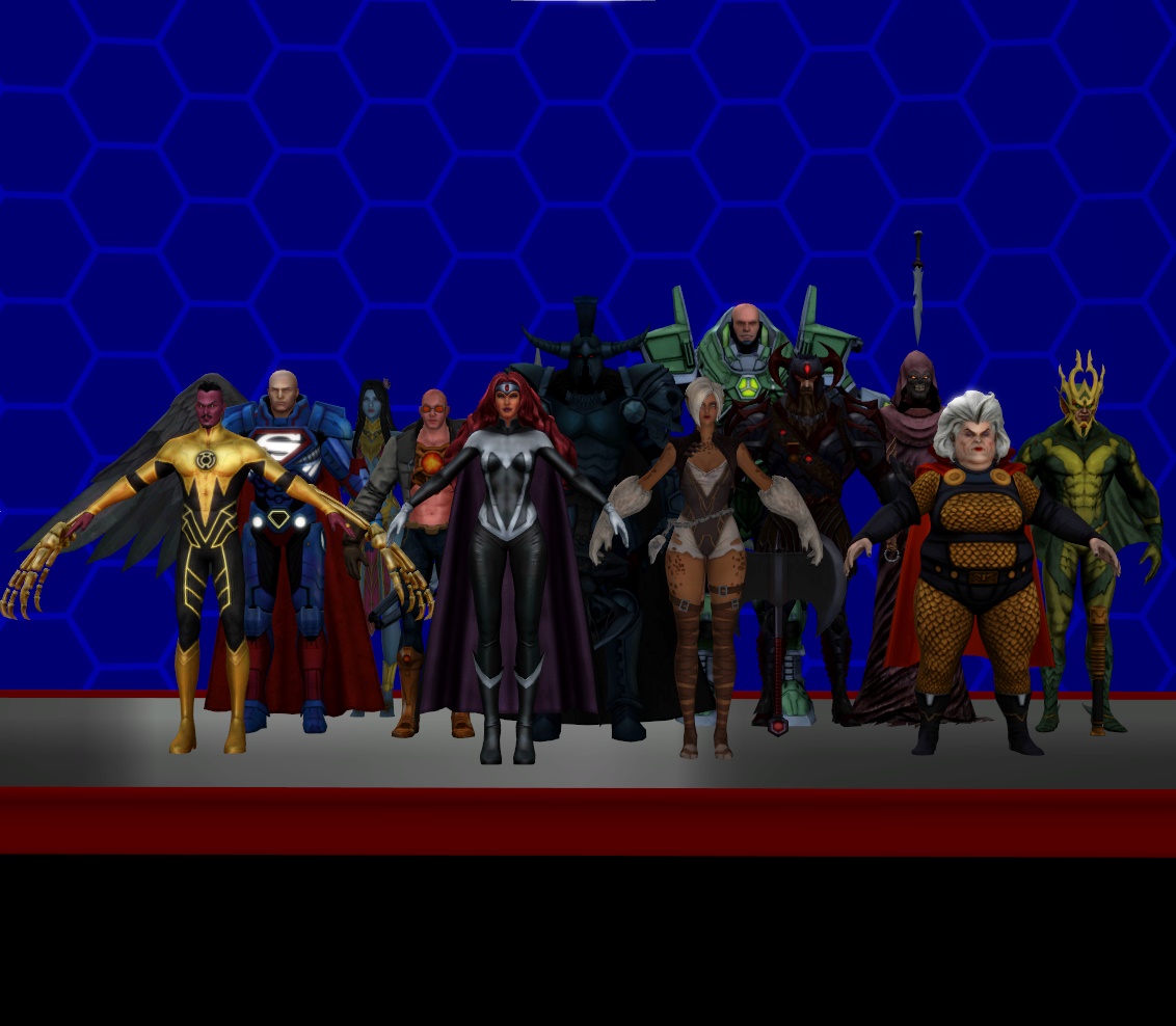 Model DL: DC Unchained Character Pack by WOLFBLADE111 on DeviantArt