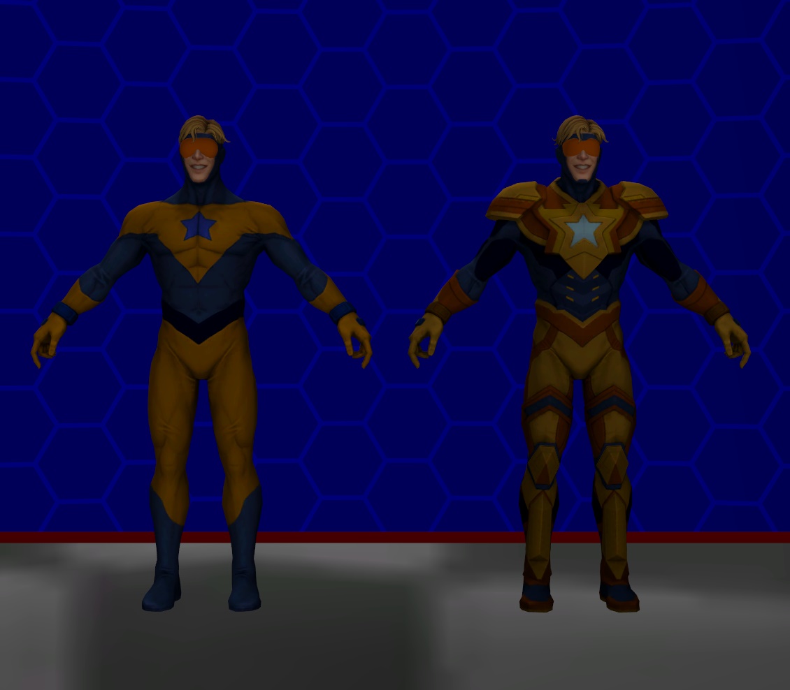 Model DL: DC Legends Booster Gold by WOLFBLADE111 on DeviantArt