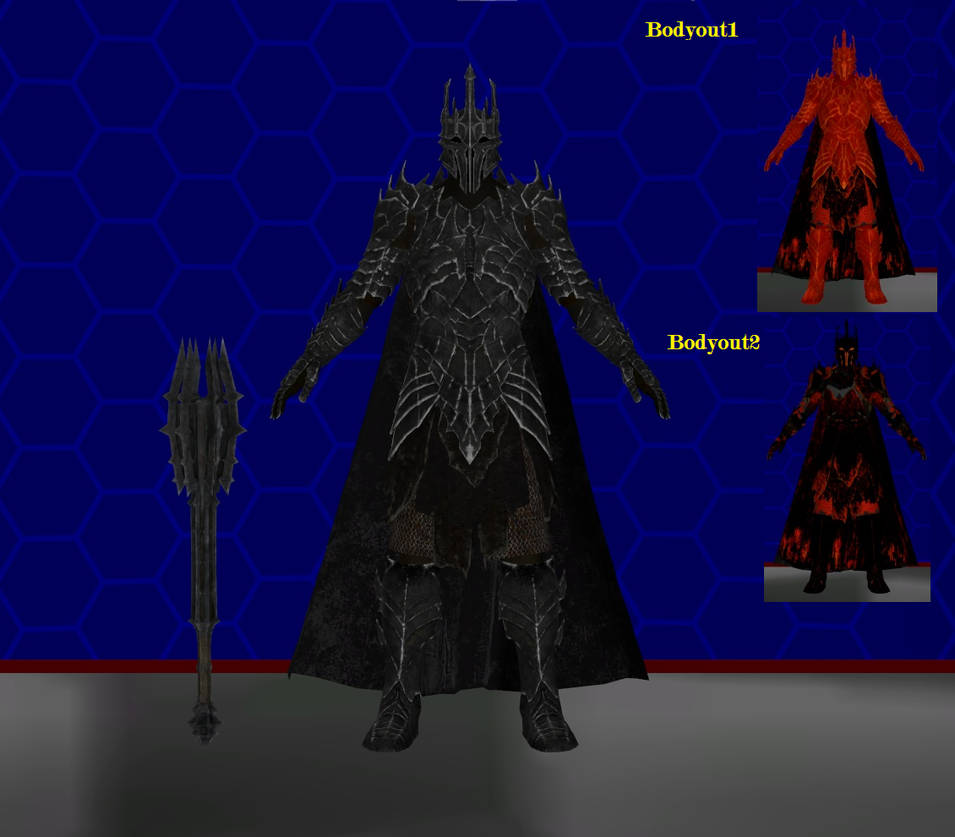 Model DL: LoTR Shadow of Mordor Sauron by WOLFBLADE111 on DeviantArt