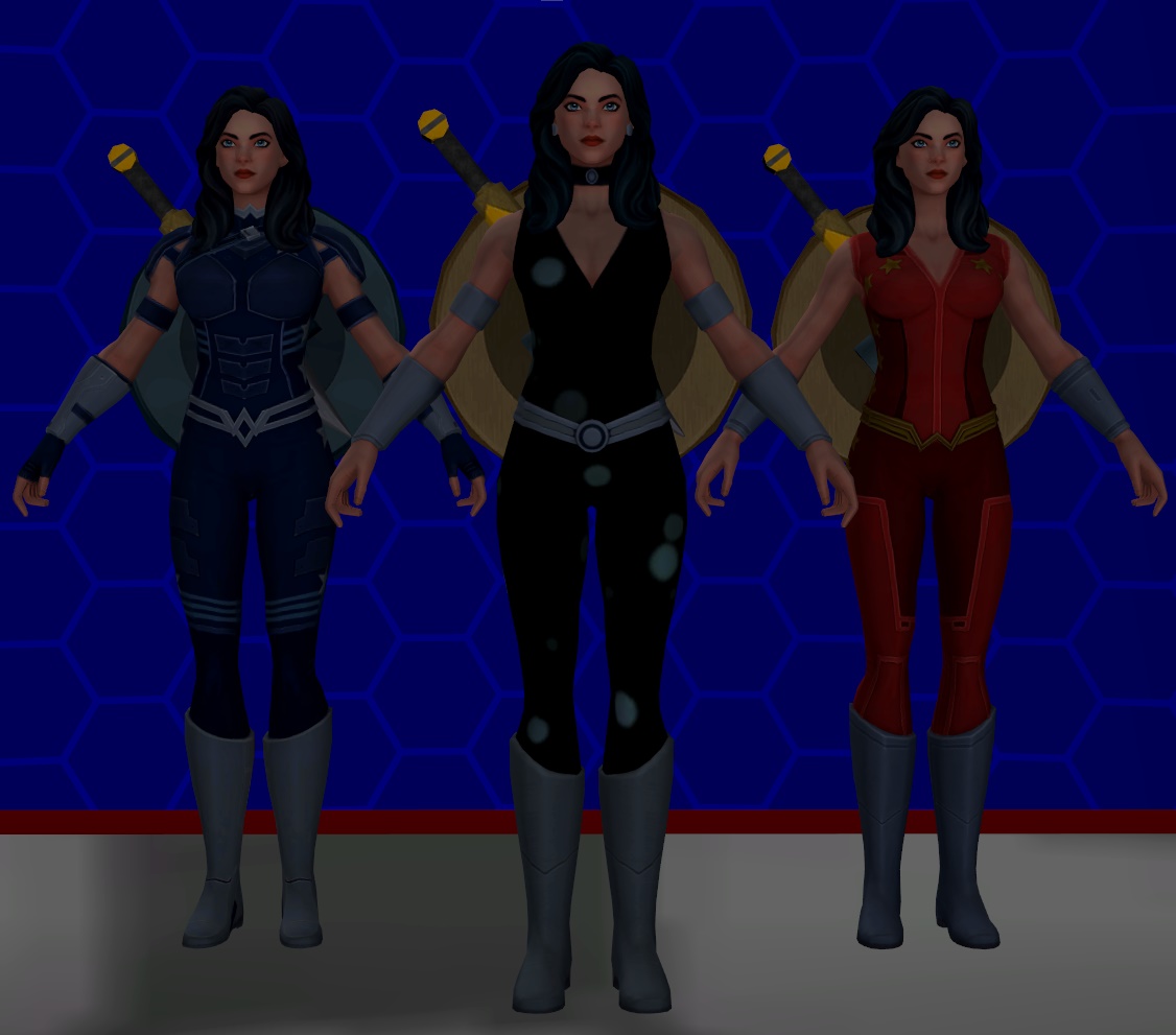 Model DL: DC Legends Donna Troy Pack by WOLFBLADE111 on DeviantArt