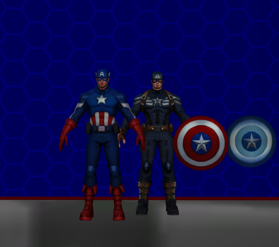 Model DL: MSW Captain America Two Pack by WOLFBLADE111 on DeviantArt