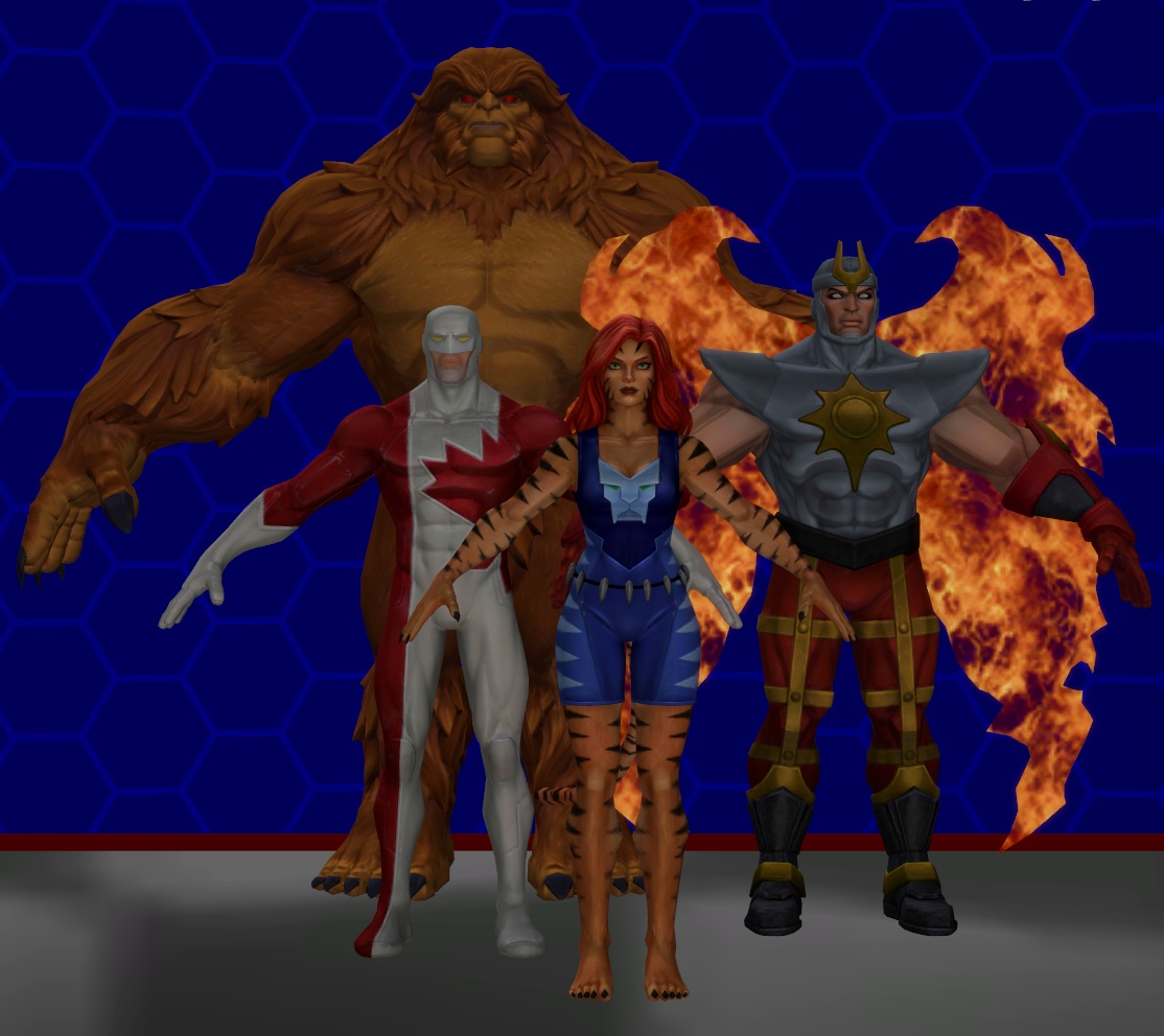 Model DL: Marvel Contest of Champions 4 Pack by WOLFBLADE111 on DeviantArt