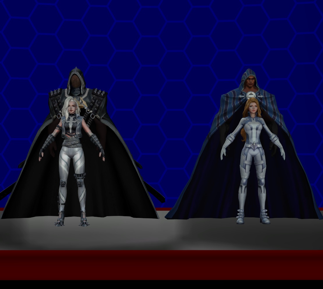 Model DL Marvel Super War Cloak and Dagger Pack by WOLFBLADE111 on