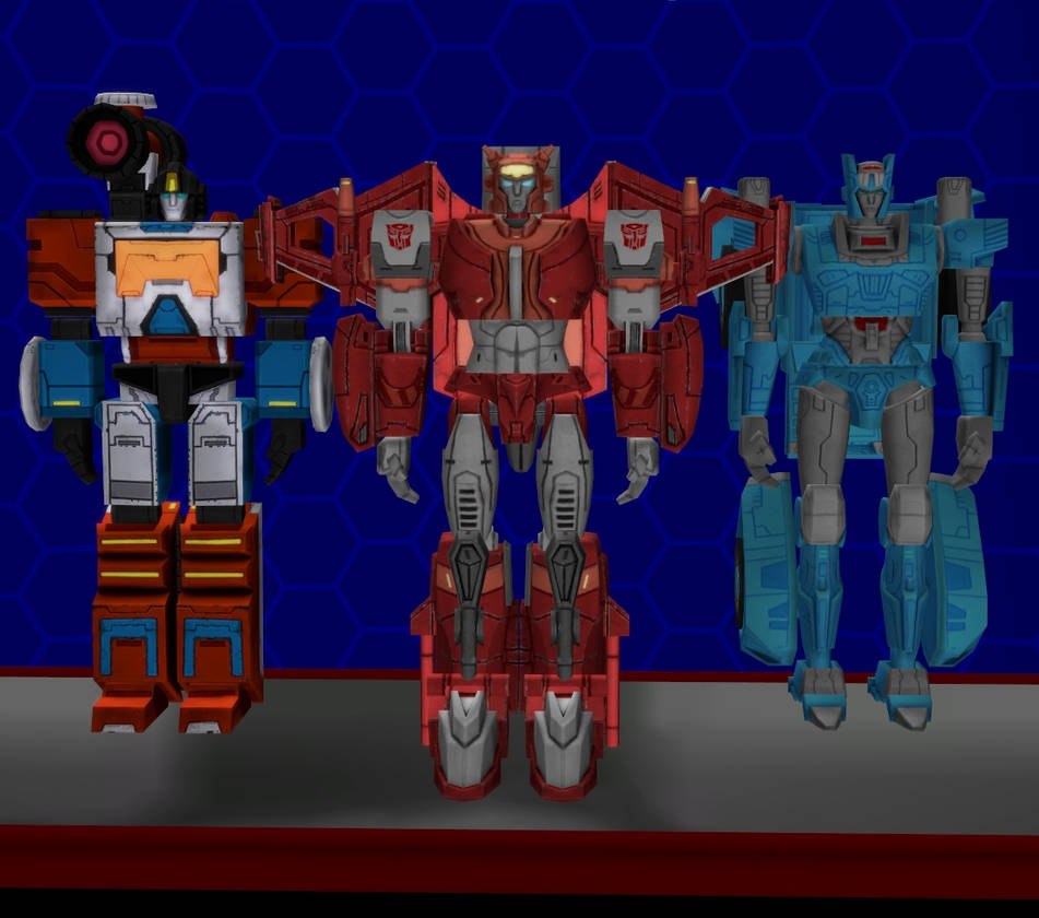 Model DL Transformers Earth Wars 3 Pack by WOLFBLADE111 on DeviantArt