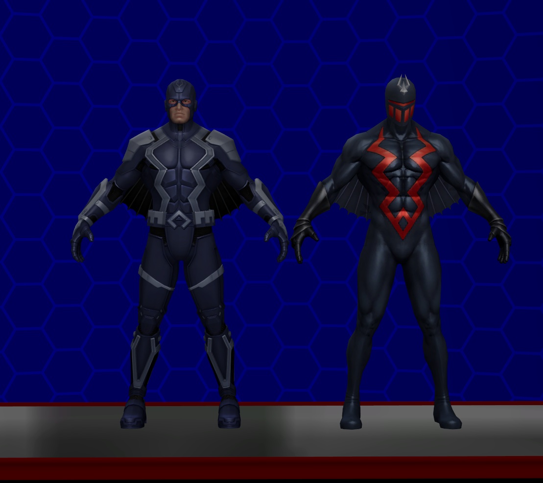 Model DL: Marvel ETA Black Bolt Pack by WOLFBLADE111 on DeviantArt