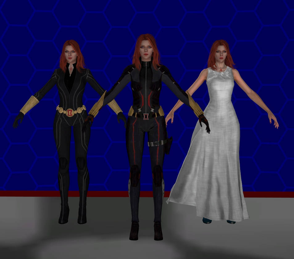 Model DL: Marvel Duel Black Widow Pack by WOLFBLADE111 on DeviantArt