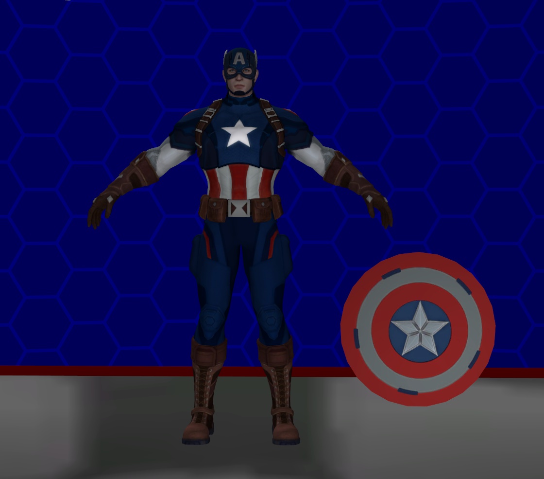 Model DL: Marvel Duel Captain America by WOLFBLADE111 on DeviantArt