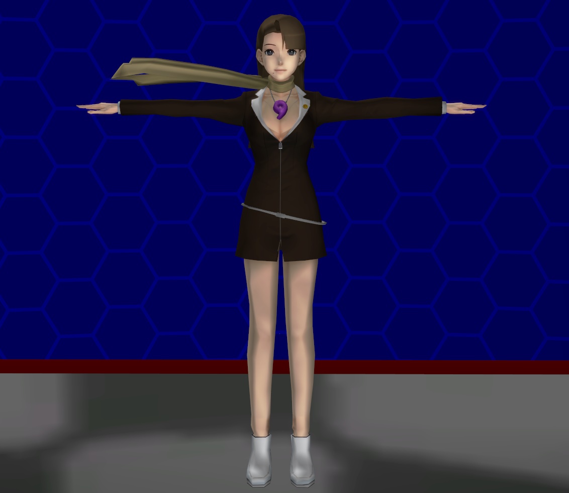 Model DL: Ace Attorney Mia Fey by WOLFBLADE111 on DeviantArt
