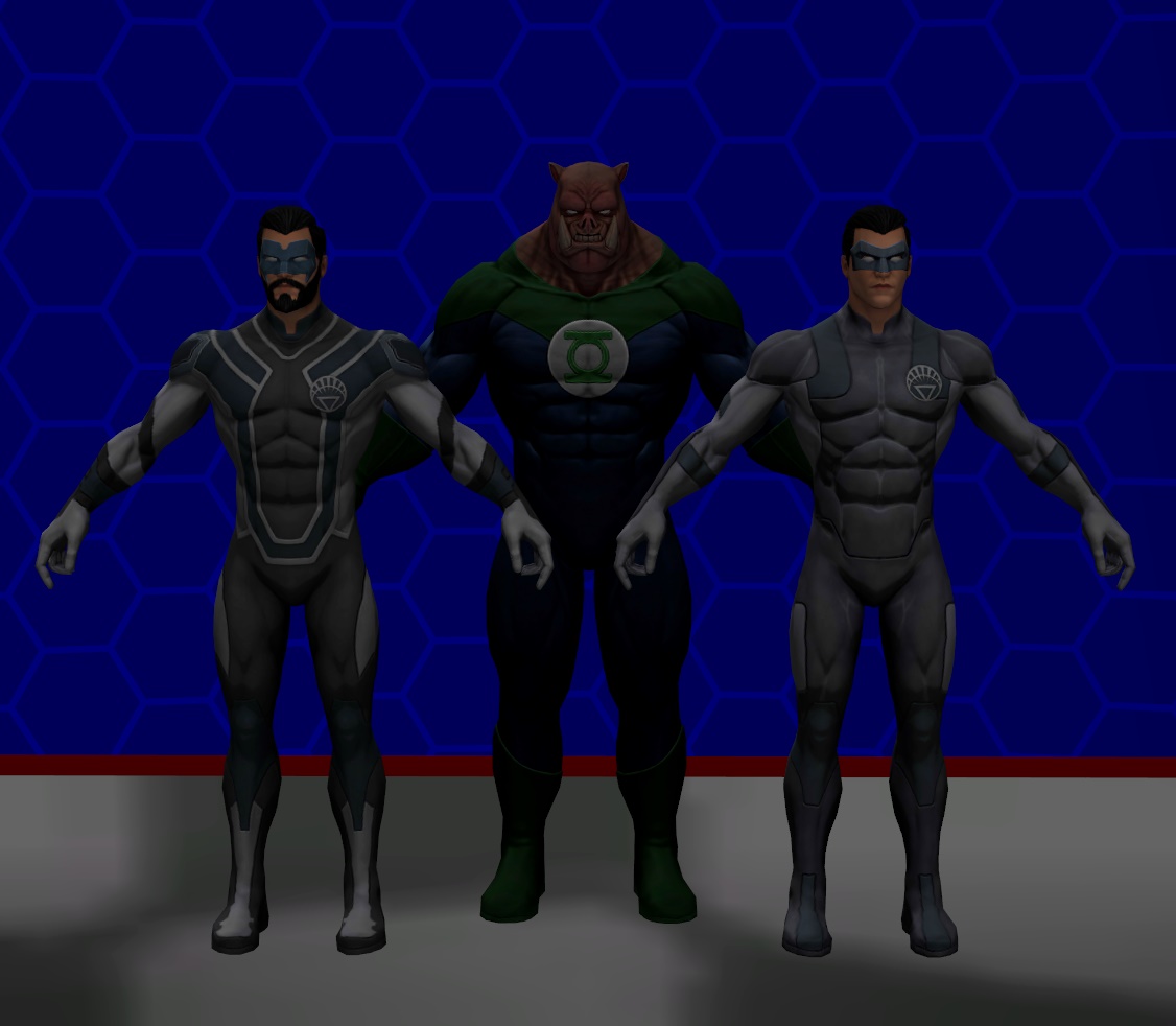 Model DL: DC Legends Lanterns by WOLFBLADE111 on DeviantArt
