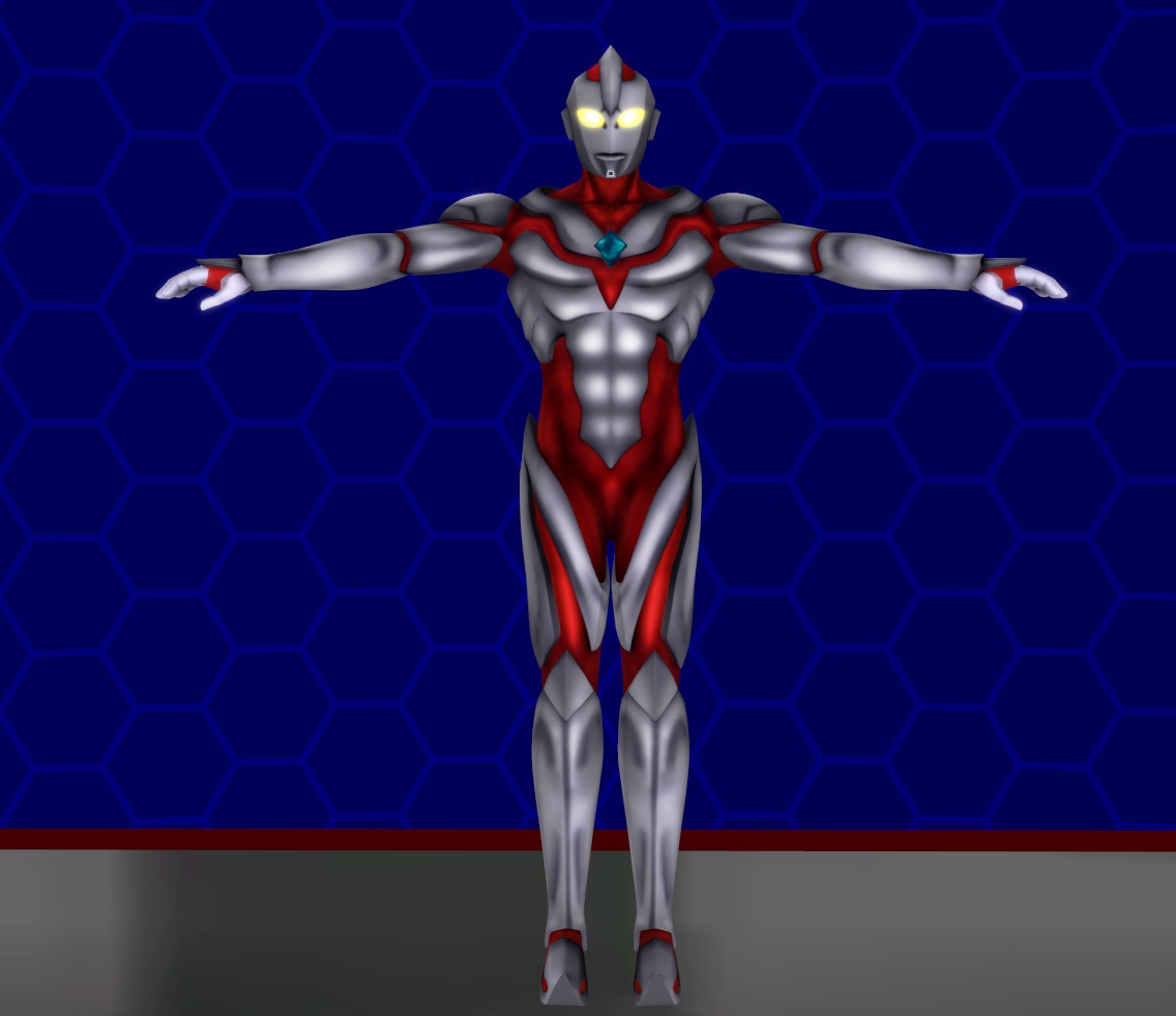 Model DL: Ultraman (Redux) by WOLFBLADE111 on DeviantArt