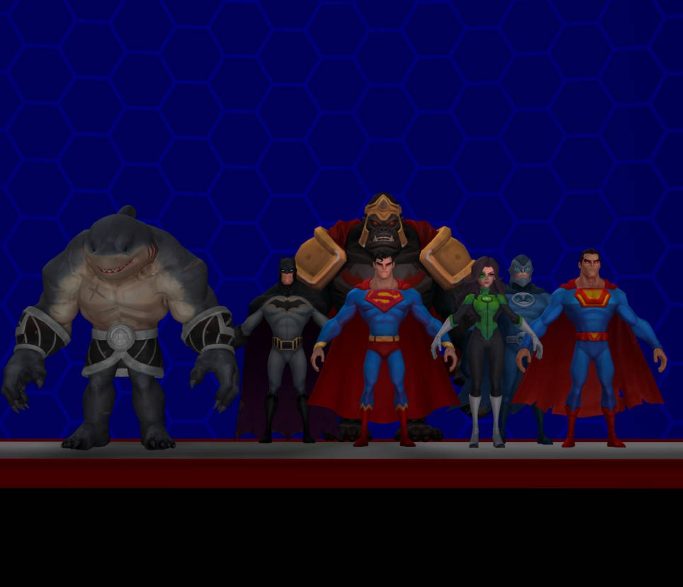 Model DL: DC World's Collide Character Pack by WOLFBLADE111 on DeviantArt