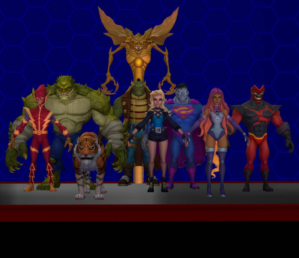 Model DL: DC World's Collide Character Pack 2 by WOLFBLADE111 on DeviantArt