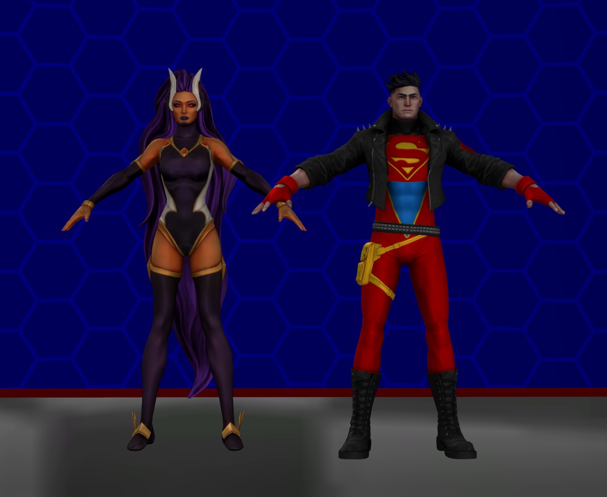 Model DL: DCUO Two Pack by WOLFBLADE111 on DeviantArt
