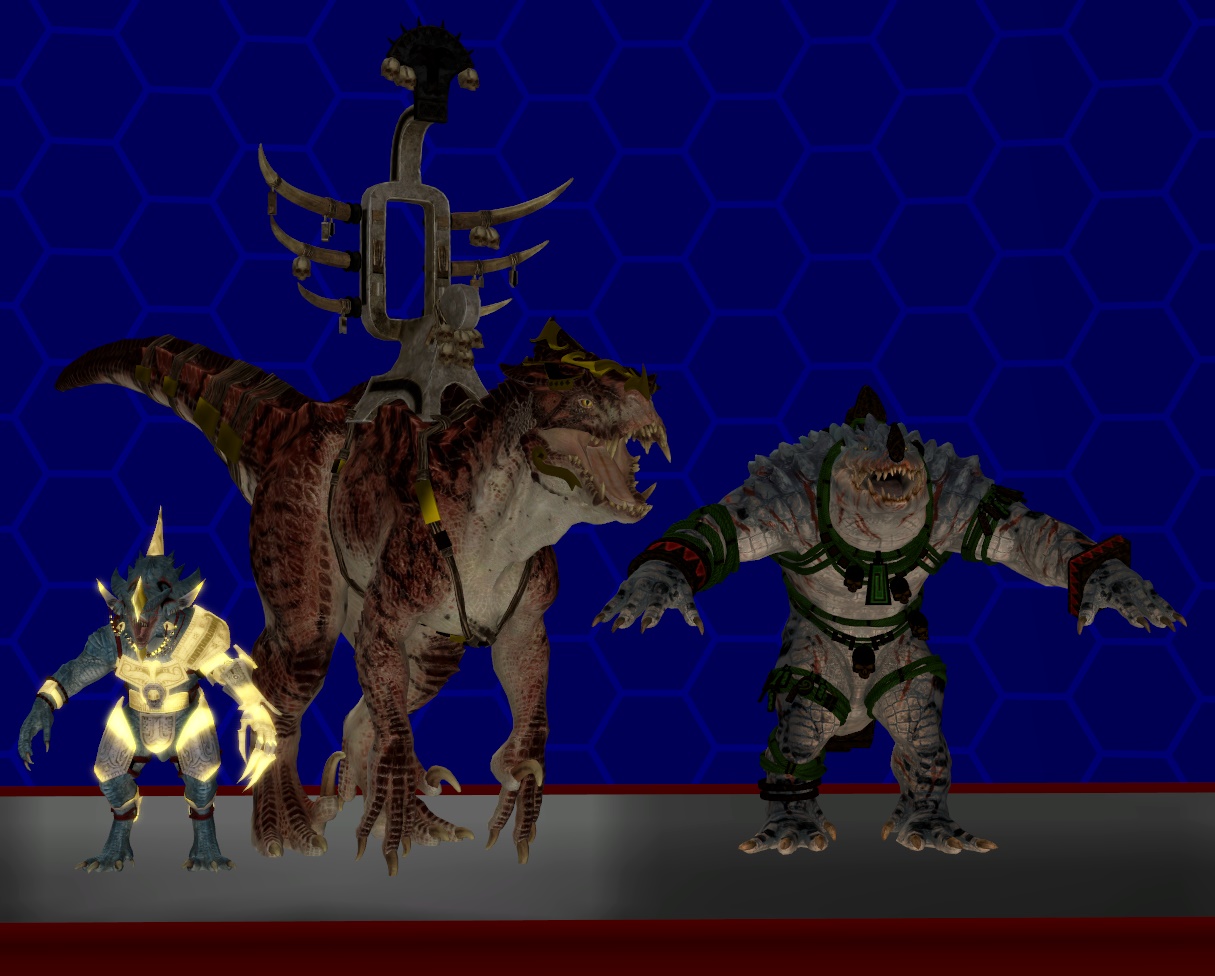 Model DL: Kroq, Grymloq and Nakai by WOLFBLADE111 on DeviantArt
