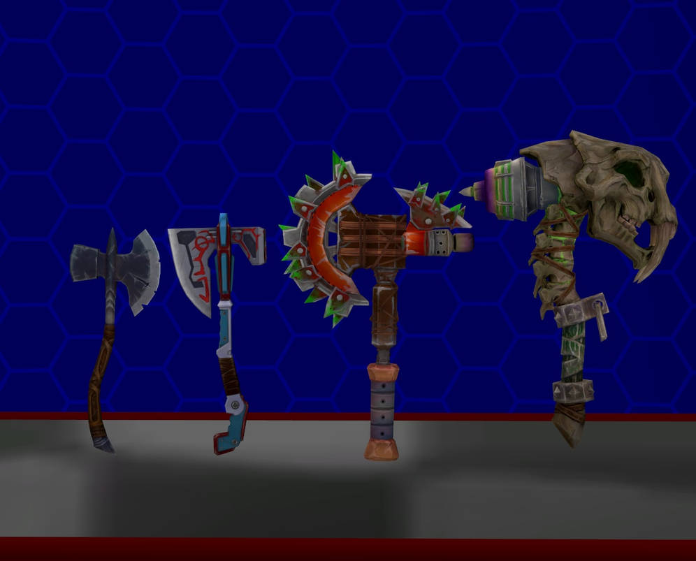 Model DL: Marvel RoC Weapons Pack by WOLFBLADE111 on DeviantArt