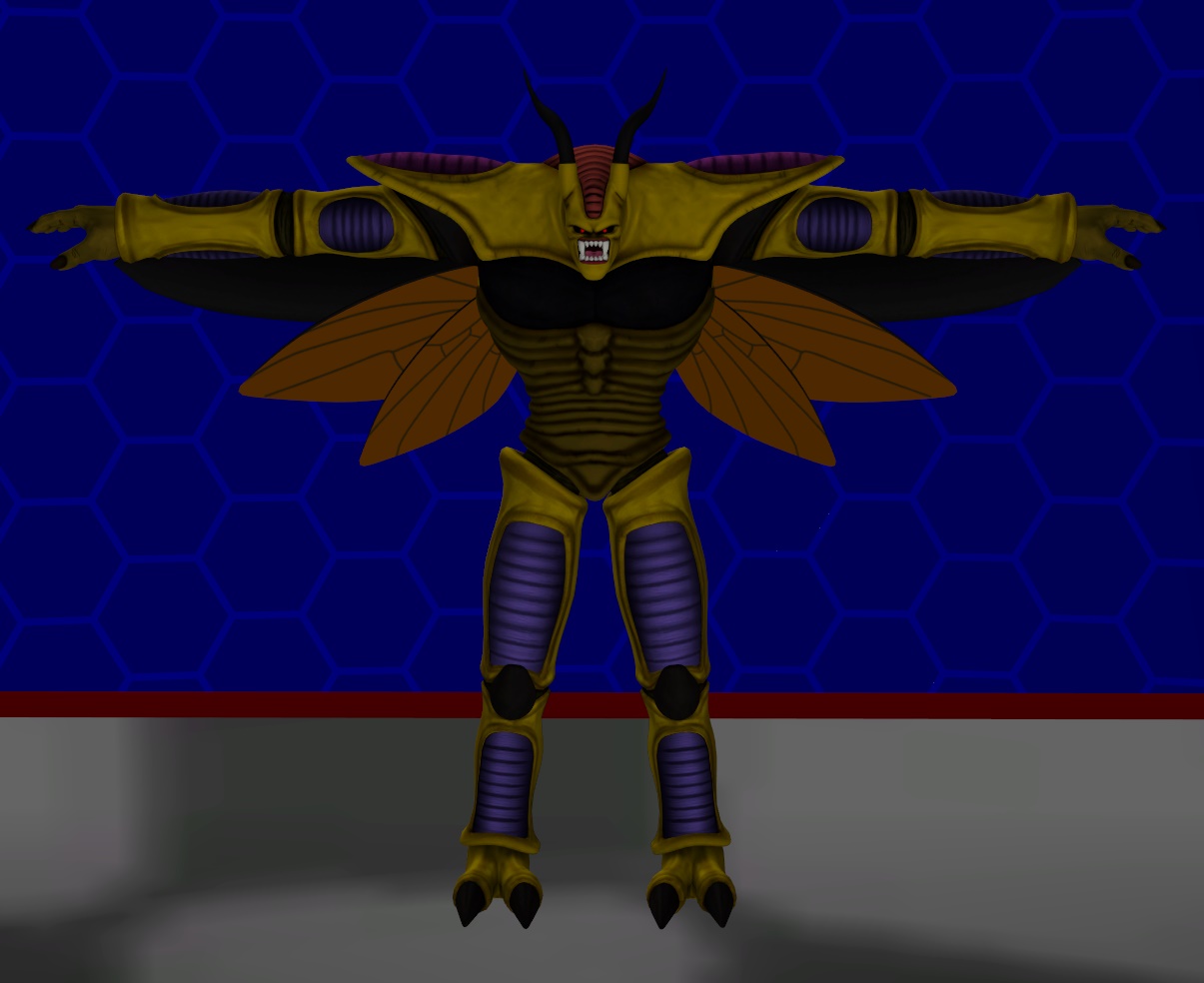 Model DL DBZ Hirudegarn by WOLFBLADE111 on DeviantArt