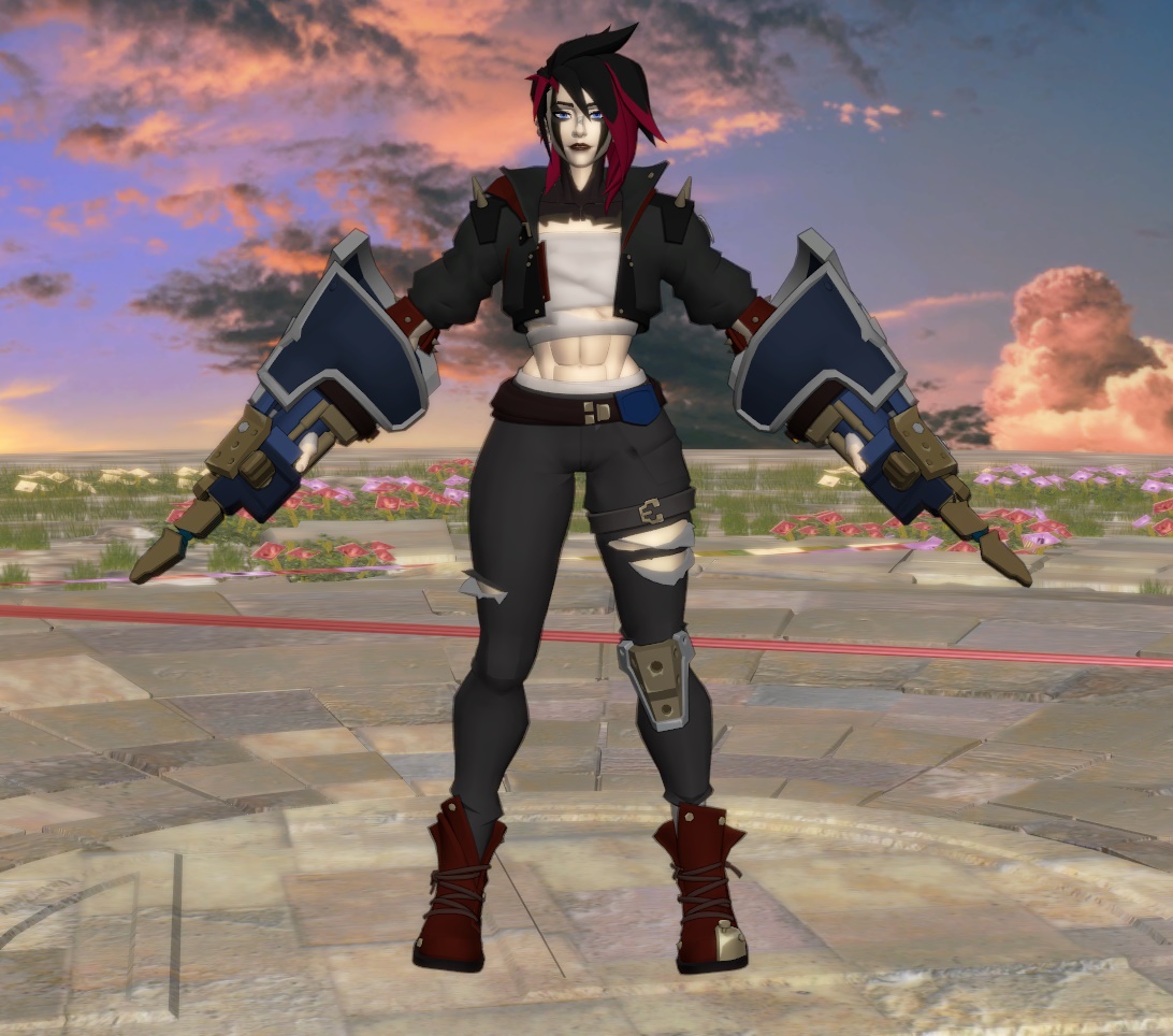 Model DL: 2XKO Arcane Vi by WOLFBLADE111 on DeviantArt