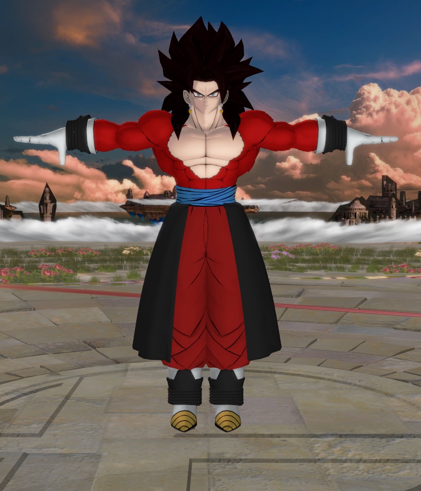 Model DL: DBFZ Mod Ssj4 Xeno Vegito by WOLFBLADE111 on DeviantArt