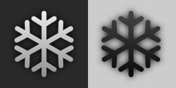 Snow Flake (plain weather icon style)