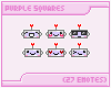 Purple Square Smilies