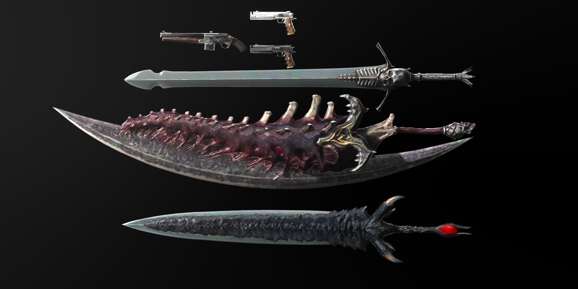Dmc 5 Weapons Devil May Cry 5 Every Weapon Ranked RCBE