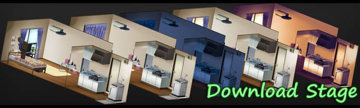 MMD Stage - Small Apartment