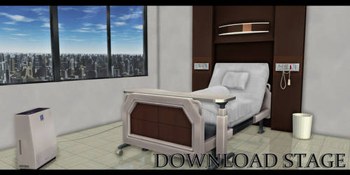 MMD Stage - Hospital Patient Room 1