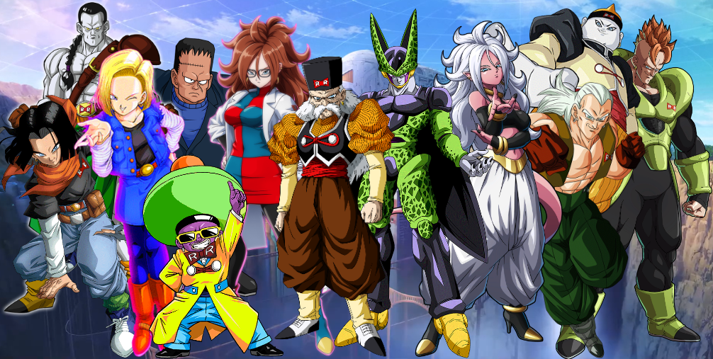 All Androids In Dragon Ball by THANHDB on DeviantArt