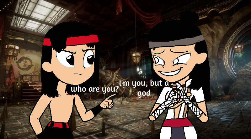 Liu Kang meets Lord Liu Kang by CrazyChris622 on DeviantArt