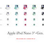 iPod Nano 3rd-Gen Tango icons