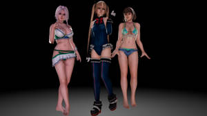 [DOA X MMD] Random Old Pack 2 DL by Gulgasaur