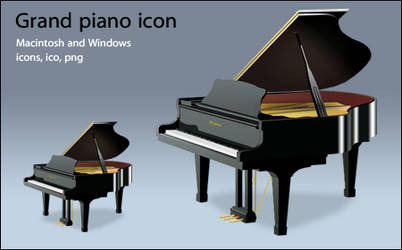 Grand piano icon