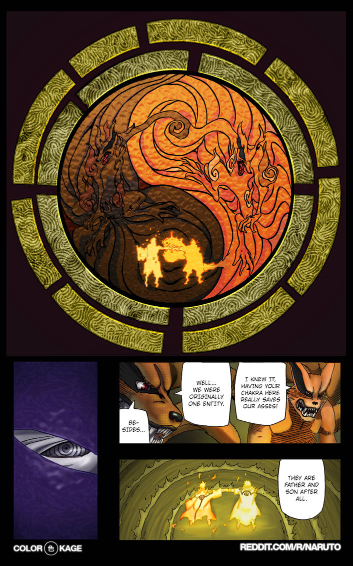 Naruto 644 Yin And Yang Kurama By Properlogic On Deviantart