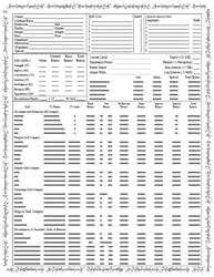 MERPS Character Sheet