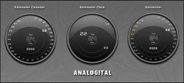 Analogital Rainmeter