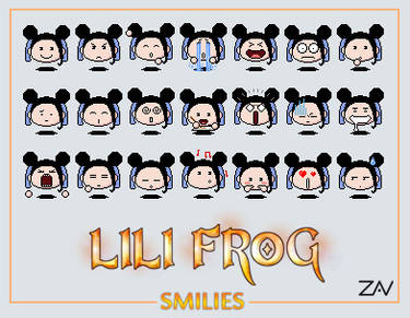 Lili Frog Smilies