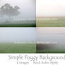Simple Foggy Backgrounds Pack